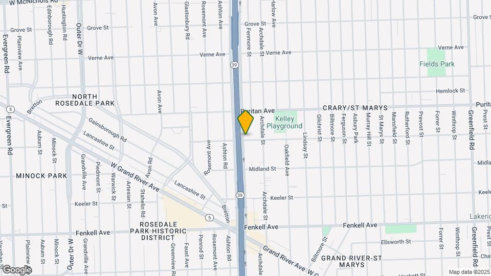 15808 Southfield Fwy Map and Location Details