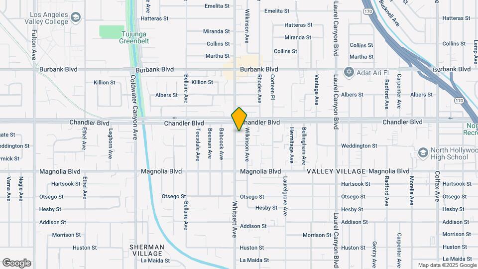 5324-5326 Whitsett Ave Mapa y Detalles de la Ubicación