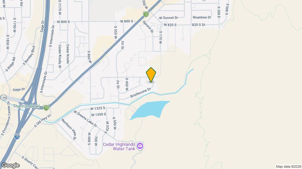 1212 Bristlecone Dr Mapa y Detalles de la Ubicación