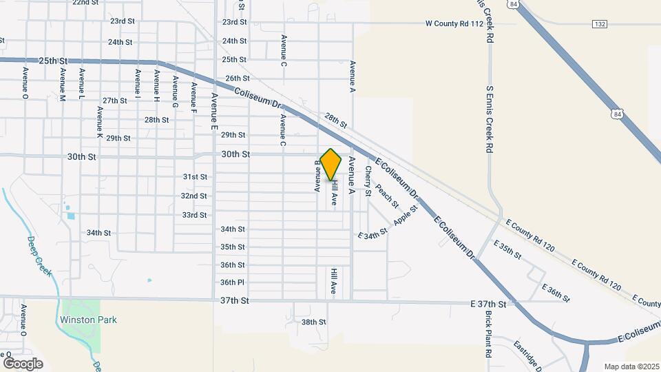 3105 Hill Ave Map and Location Details