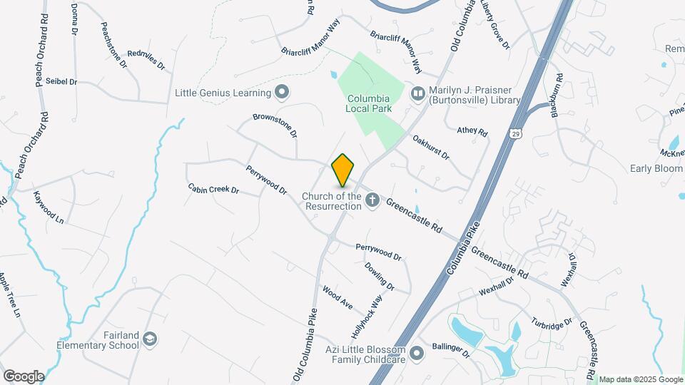 14712 Old Columbia Pike Map and Location Details
