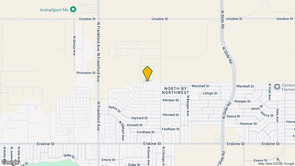 1306 N Colton Ave Map and Location Details