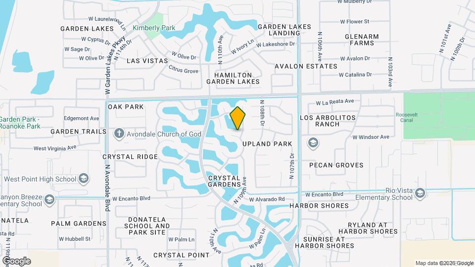 10906 W Cambridge Ave Map and Location Details