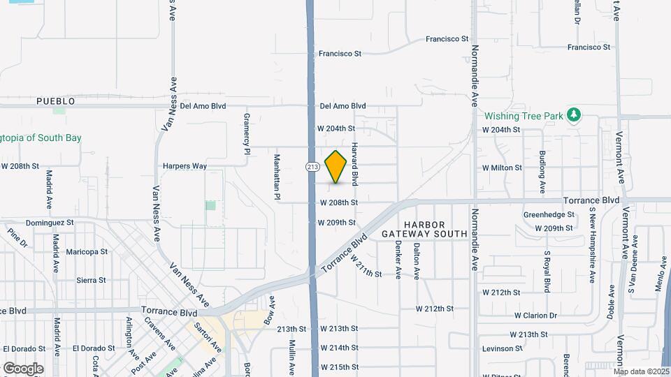 1628 W 207th St Mapa y Detalles de la Ubicación