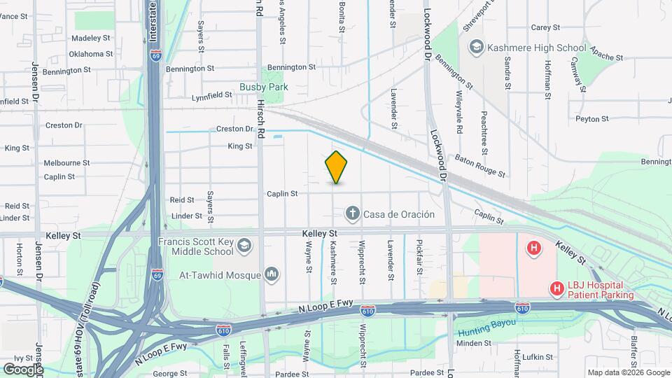 6202 Kashmere St Map and Location Details