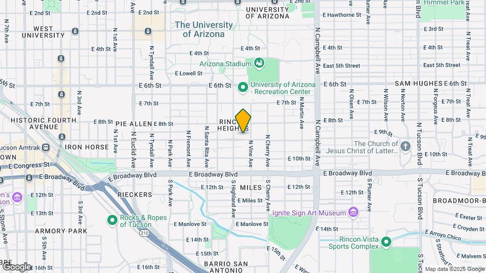 1431-1449 E 9th St Map and Location Details