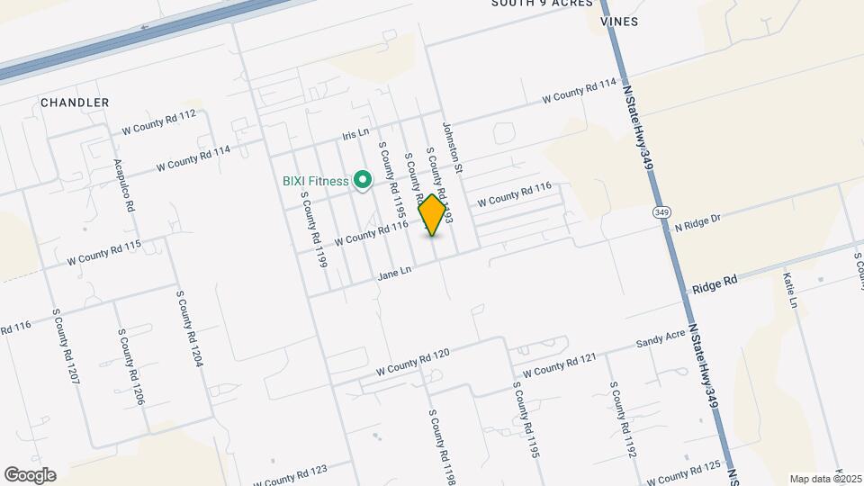 3123 S County Rd 1109 Map and Location Details