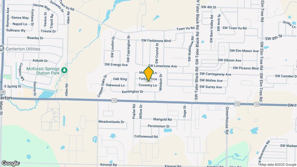 1221 Coventry Ln Map and Location Details