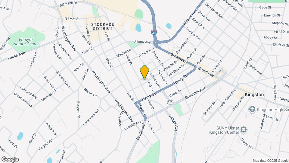 123 Franklin St Map and Location Details