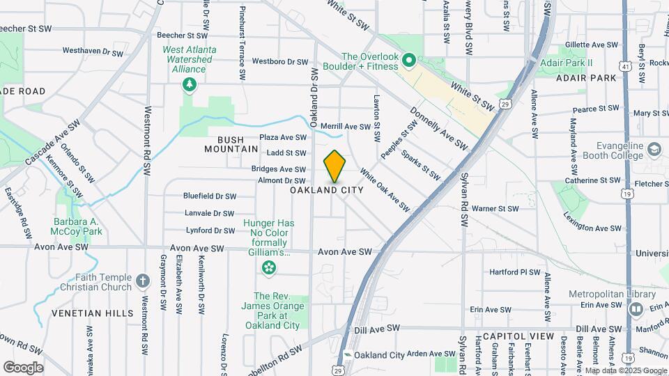 1169 Arlington Ave SW Map and Location Details