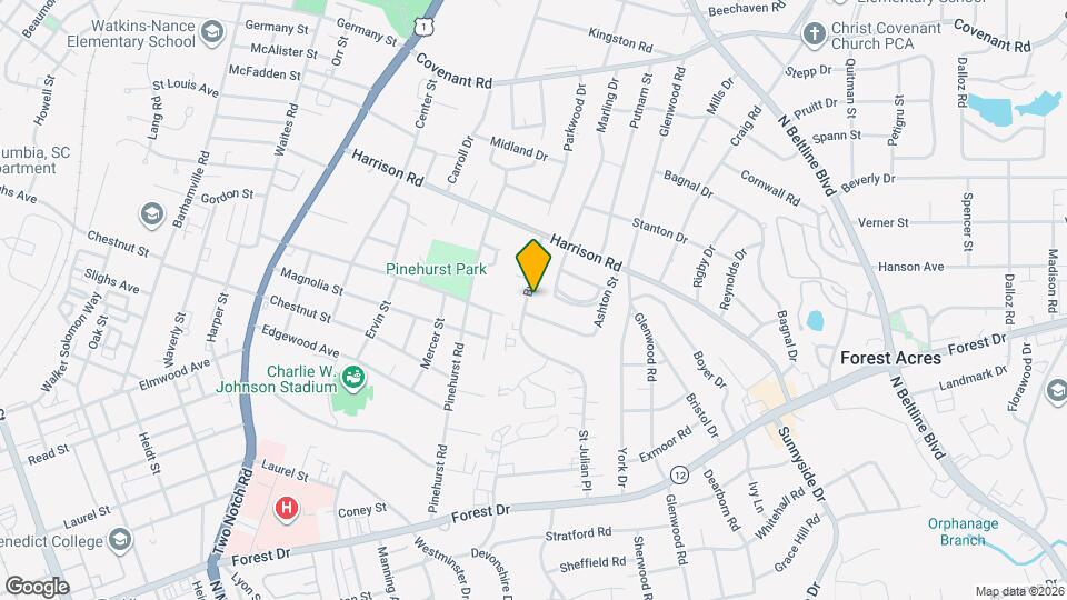 2320 Byrnes Dr Map and Location Details