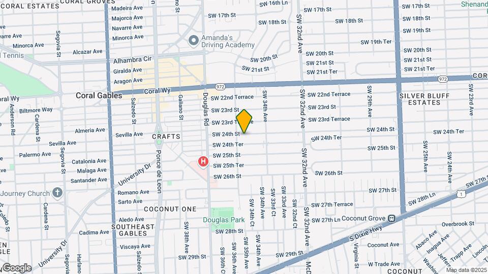 3542 SW 24th St Map and Location Details