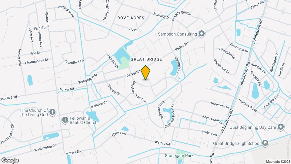 501 Asbury Ct Map and Location Details