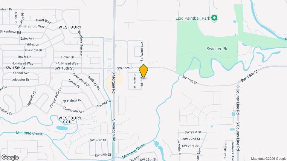 1716 W Palm Pl Map and Location Details