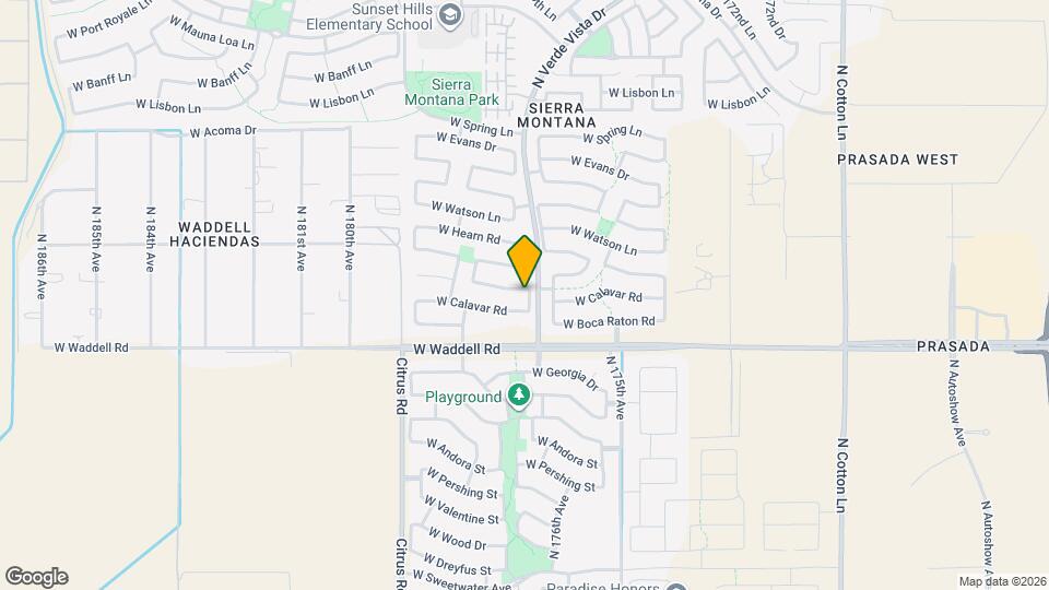 17715 W Redfield Rd Map and Location Details
