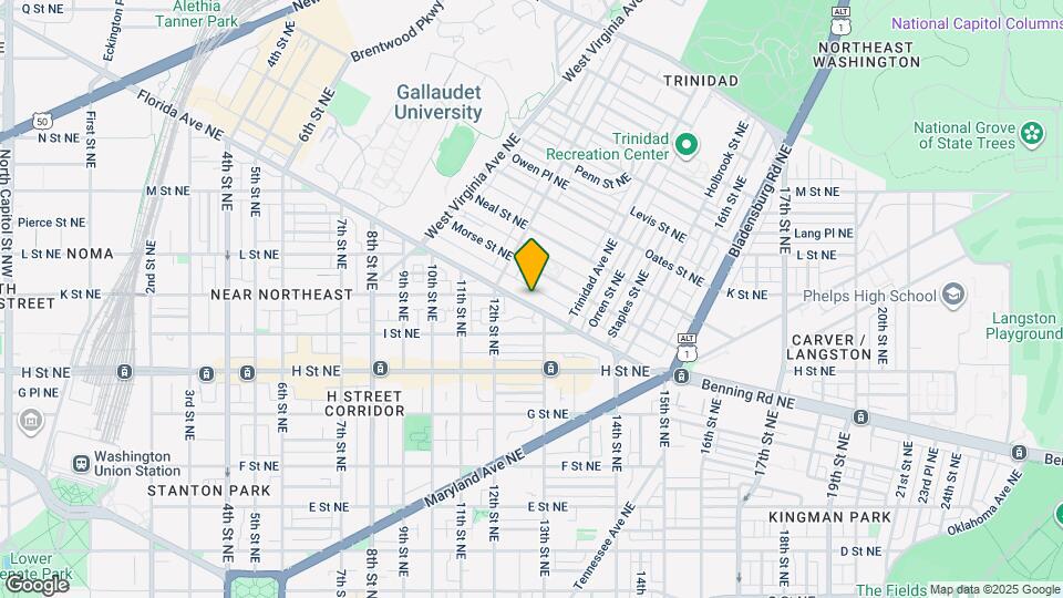 1248 Florida Ave NE Map and Location Details