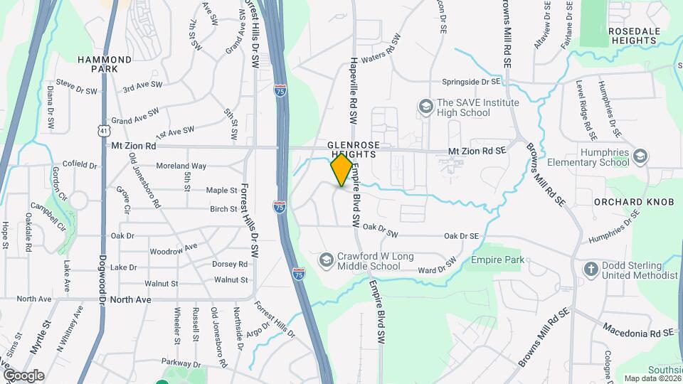 3072 Lone Oak Ave SW Mapa y Detalles de la Ubicación