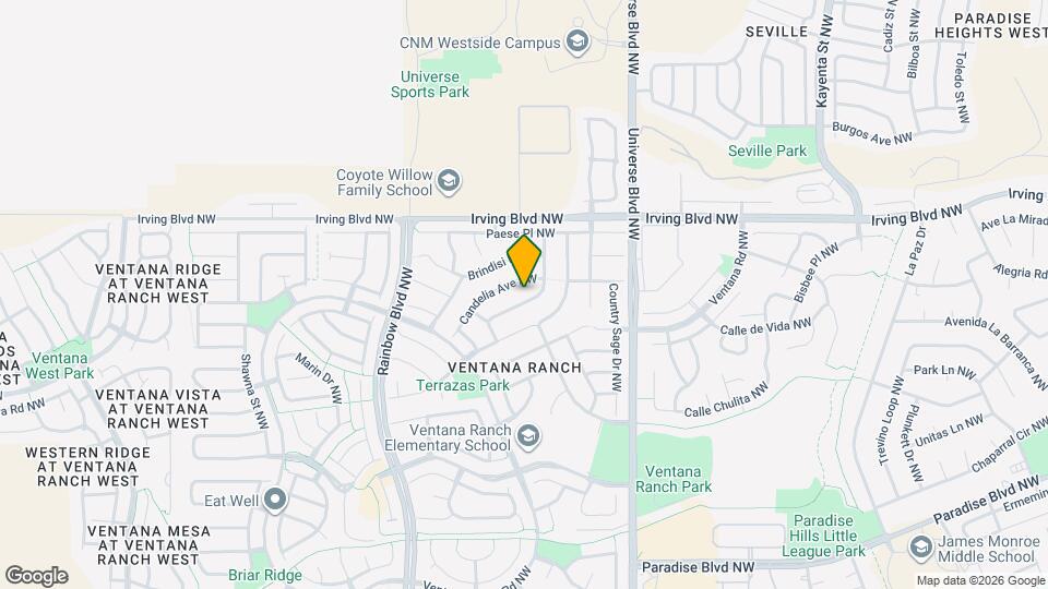 10339 Vendaval Ave NW Map and Location Details