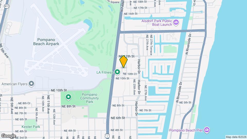 1060 NE 23rd Terrace Mapa y Detalles de la Ubicación