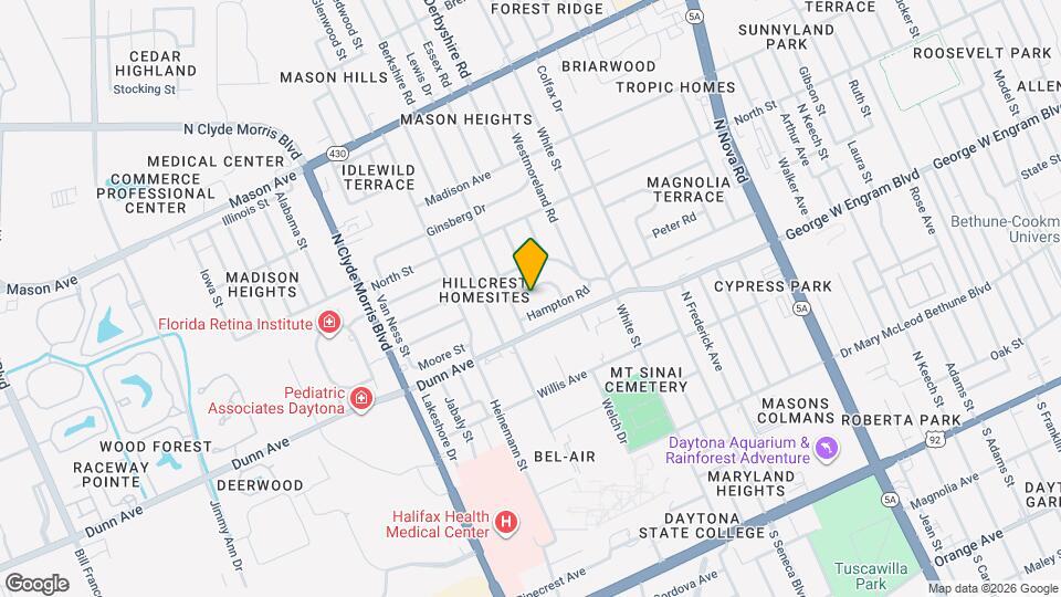 1165 Bryn Mawr Dr Map and Location Details