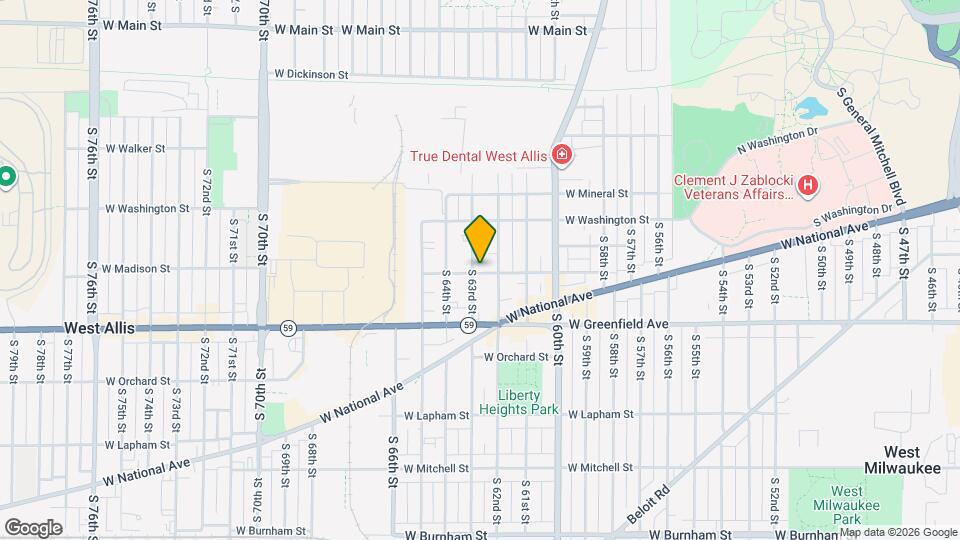 1228 S 63rd St Map and Location Details