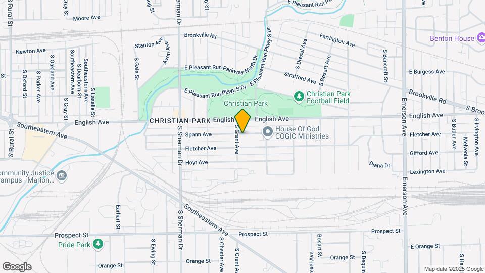 4109 Spann Ave Map and Location Details