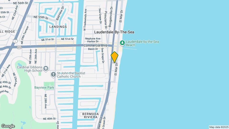 4228 N Ocean Dr Map and Location Details