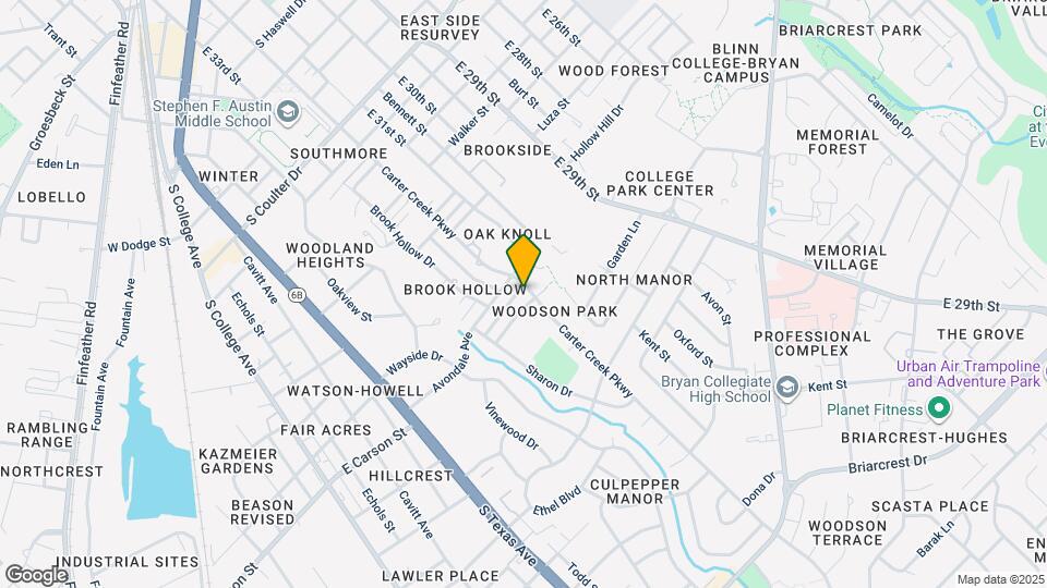 1802 Carter Creek Pkwy Map and Location Details