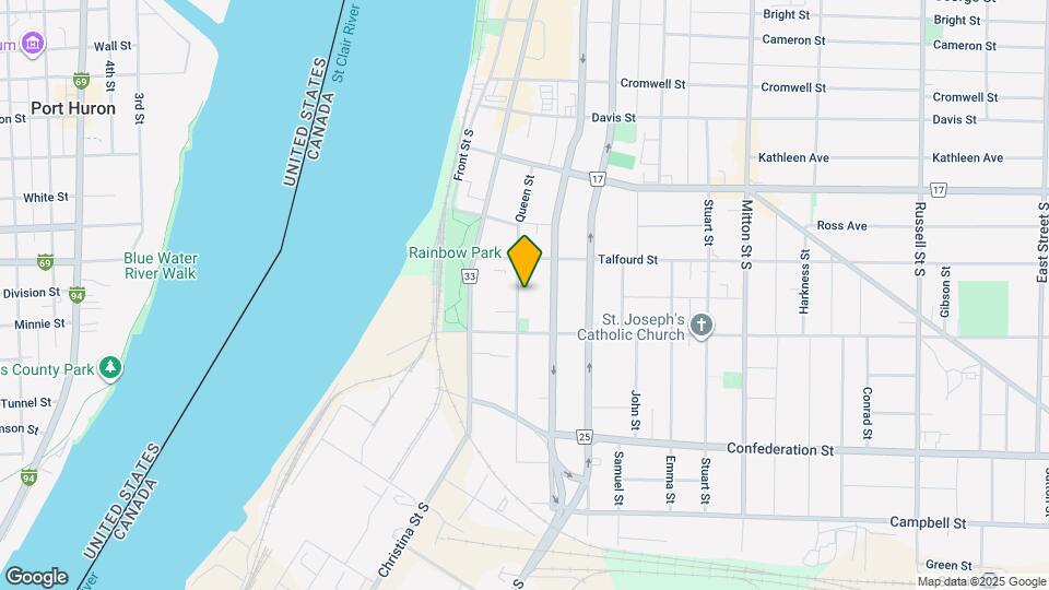 206 Queen St Map and Location Details