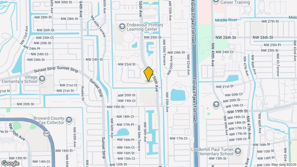 5702 NW 21st St Map and Location Details
