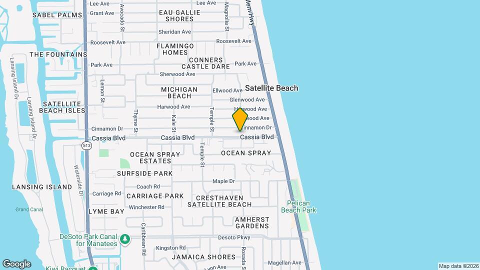 210 Cassia Blvd Mapa y Detalles de la Ubicación