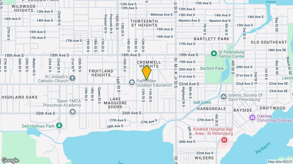 1201 22nd Ave S Map and Location Details