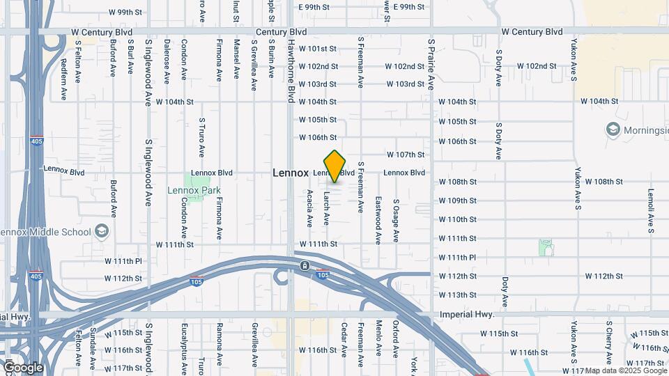 10820 Larch Ave Mapa y Detalles de la Ubicación
