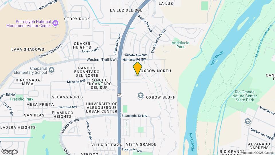 5215 Old Adobe Trail NW Map and Location Details