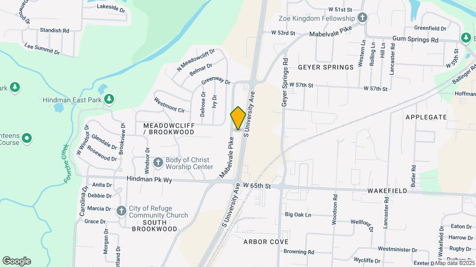 5924 S University Ave Map and Location Details