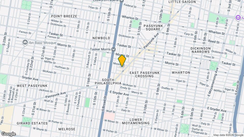 1814 S 13th St, Unit 2nd floor Map and Location Details