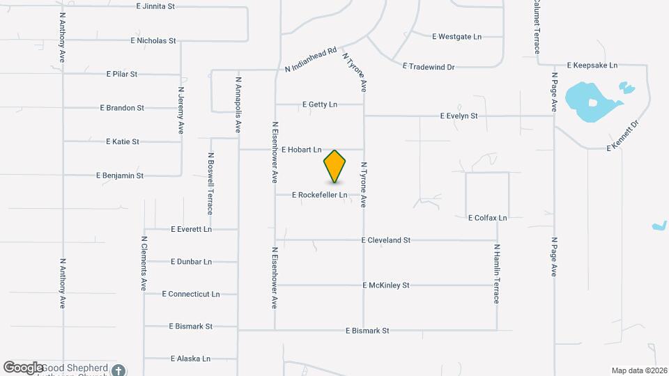 1229 E Rockefeller Ln Map and Location Details
