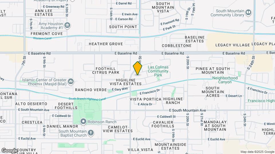1614 E Harwell Rd Mapa y Detalles de la Ubicación