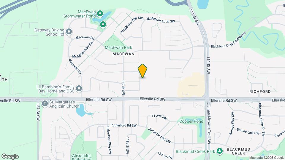 3550 McLean Crescent SW Map and Location Details