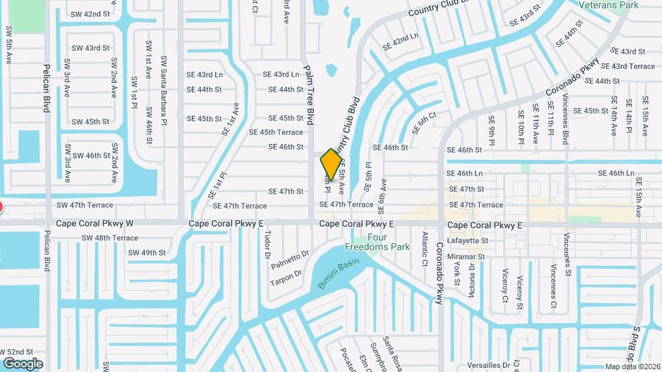 4705 SE 4th Pl Map and Location Details