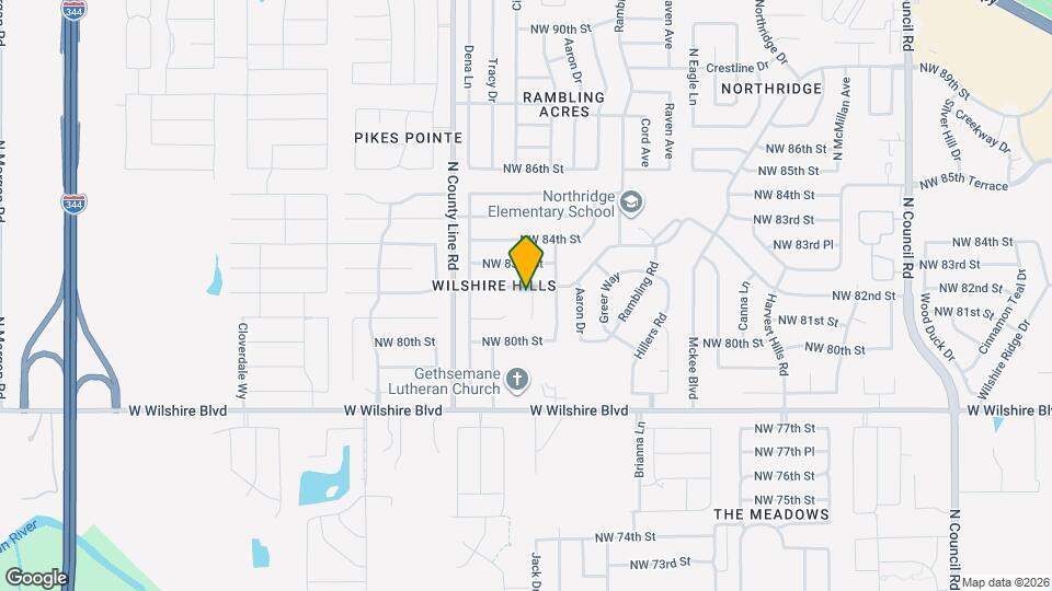 8816 NW 82nd St Map and Location Details