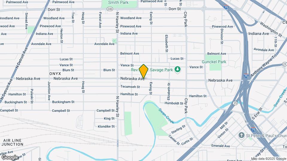 821 Nebraska Ave-Unit -UPPER Map and Location Details