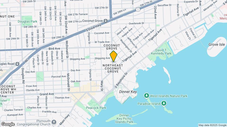 The Lincoln coconut Grove Map and Location Details