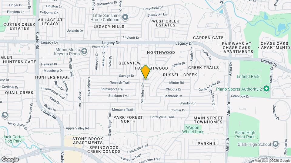 1513 Spanish Trail Map and Location Details