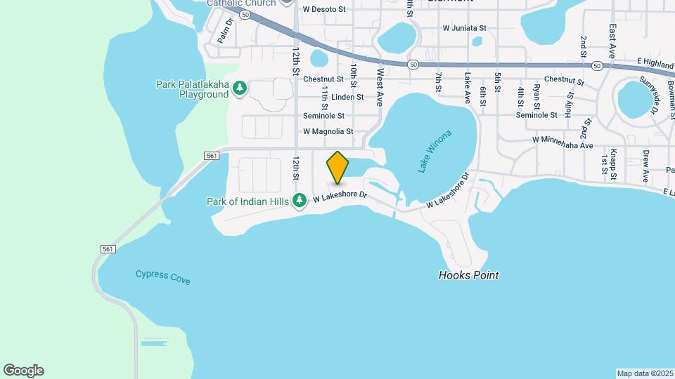1068 W Lakeshore Dr Map and Location Details