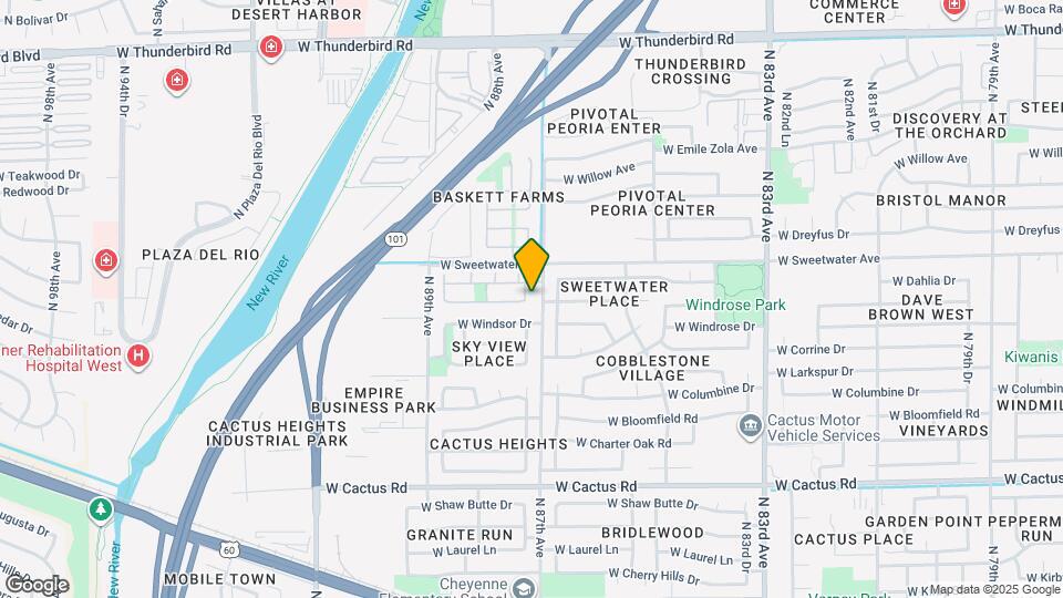 12853 N 87th Dr Mapa y Detalles de la Ubicación