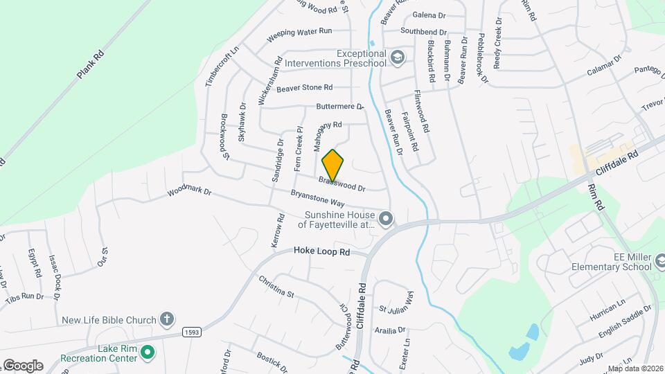 6873 Brasswood Dr Map and Location Details