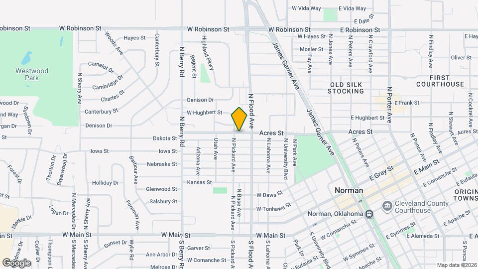 620 W Acres St Map and Location Details