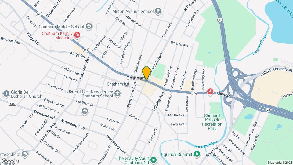 1 S Passaic Ave, Unit B Mapa y Detalles de la Ubicación