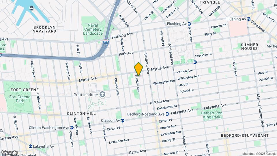 171 Franklin Avenue Map and Location Details